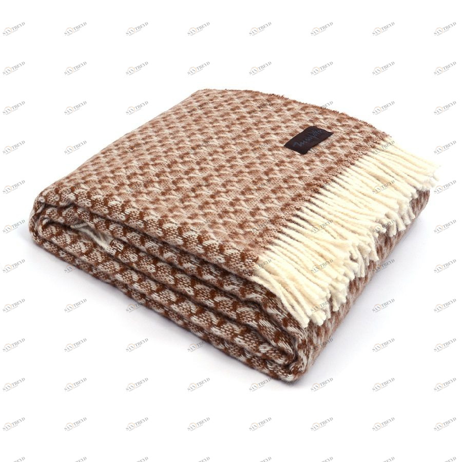 Плед Brias Triangle, 130х180 см, коричневый MARZOTTO BRIASTRIANGLE1200