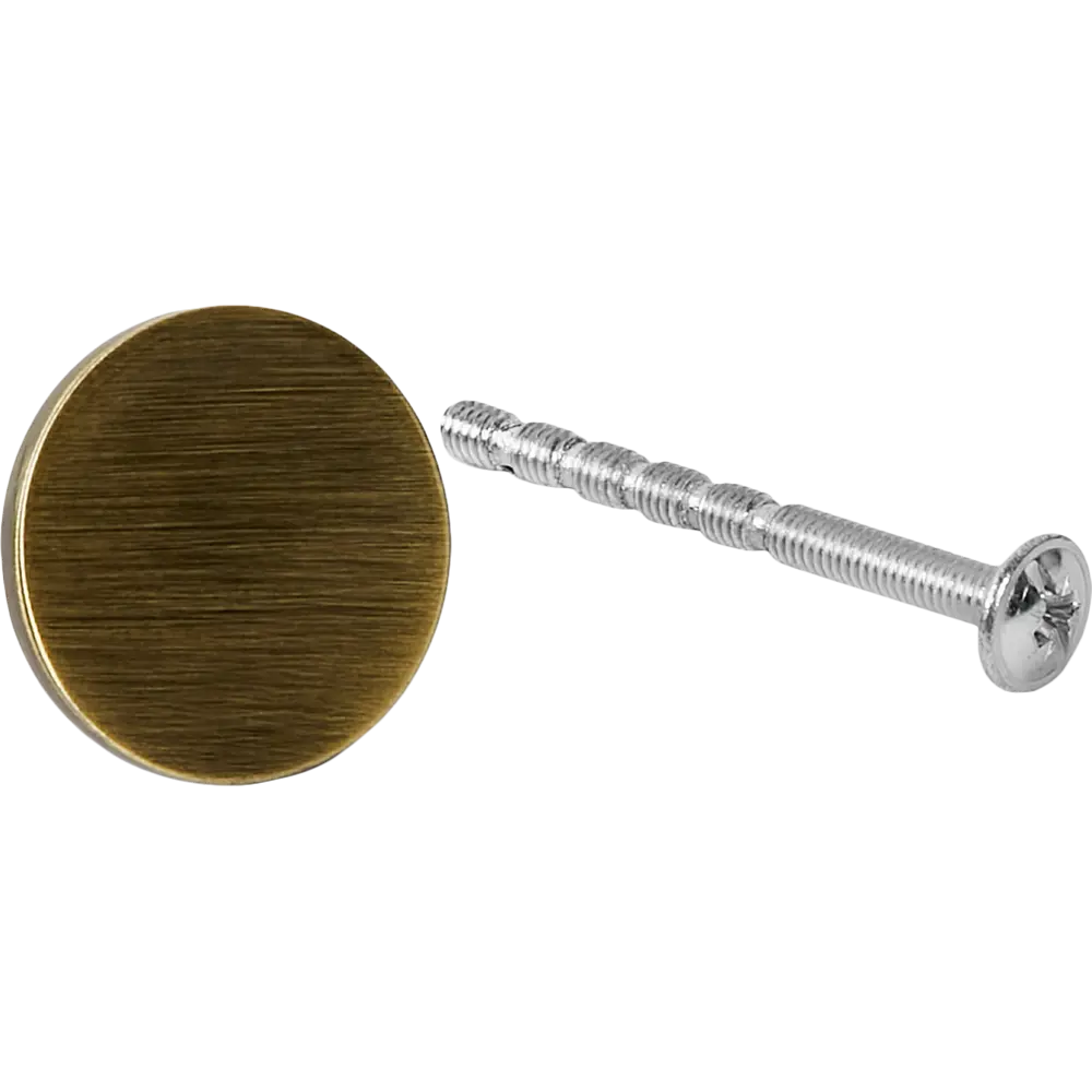 Мебельная ручка-кнопка Inspire «Аян» в бронзовом цвете 87837715 STLM-1005580 - Вид №3