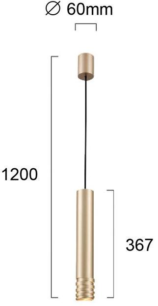 Terzo Light Светодиодный подвесной светильник из алюминия Paloma V4208400, v4208401 - Вид №2