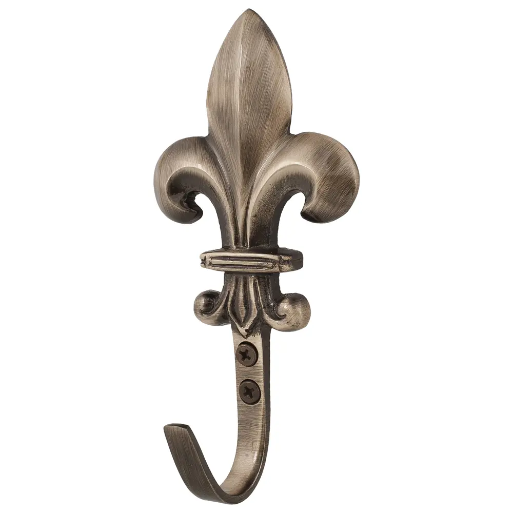 Крючок Fleur-DE-LYS LB-119 AB, металл, цвет античная бронза 13616170 STLM-2119767 LAMPLANDIA 