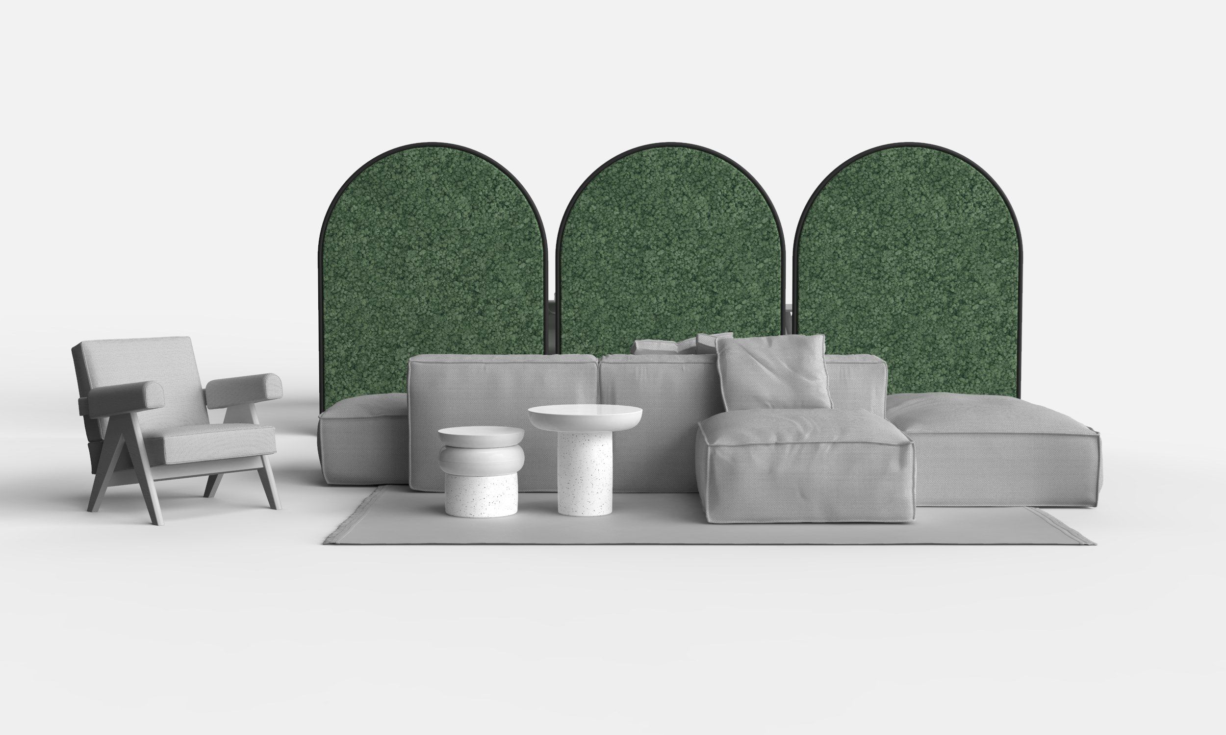 Звукопоглощающая офисная перегородка GREENMOOD G-Line ARCH-00090467 - Вид №13