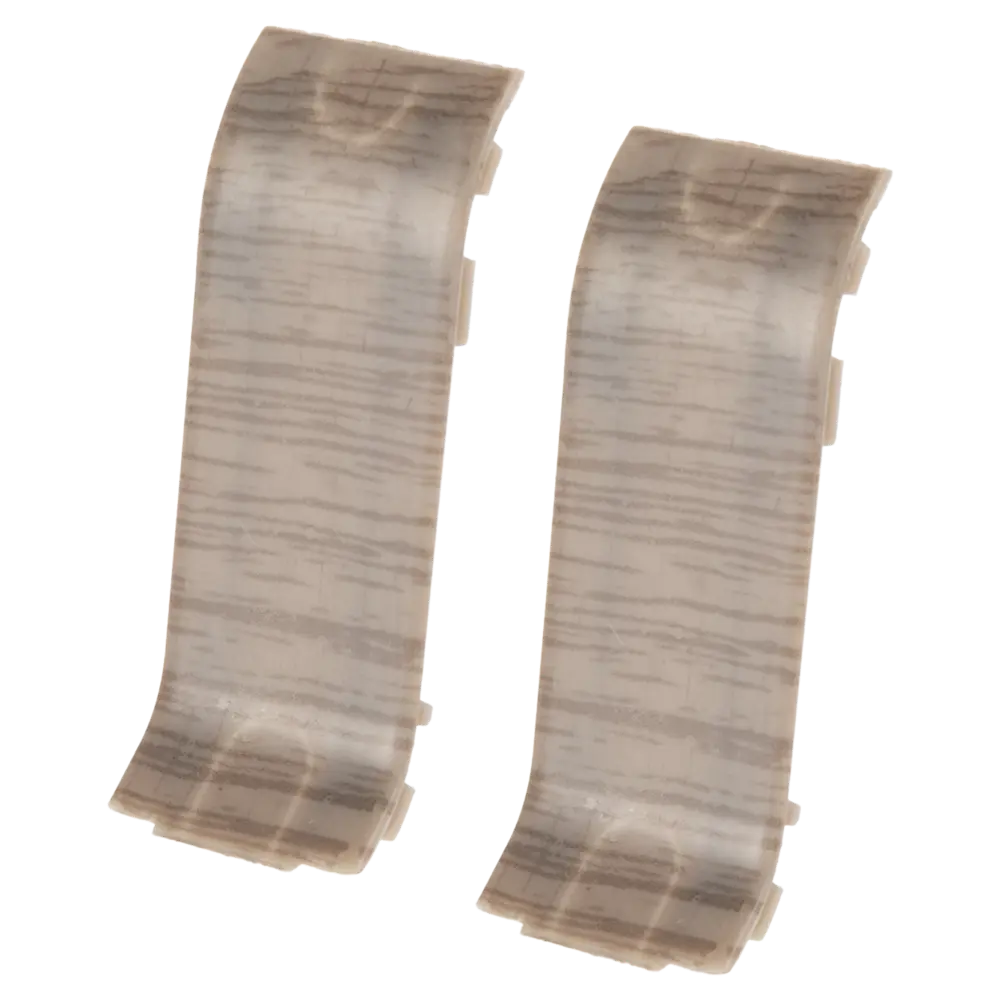 Соединитель для плинтуса «Дуб Ширин», высота 58 мм, 2 шт Santreyd STLM-2029062