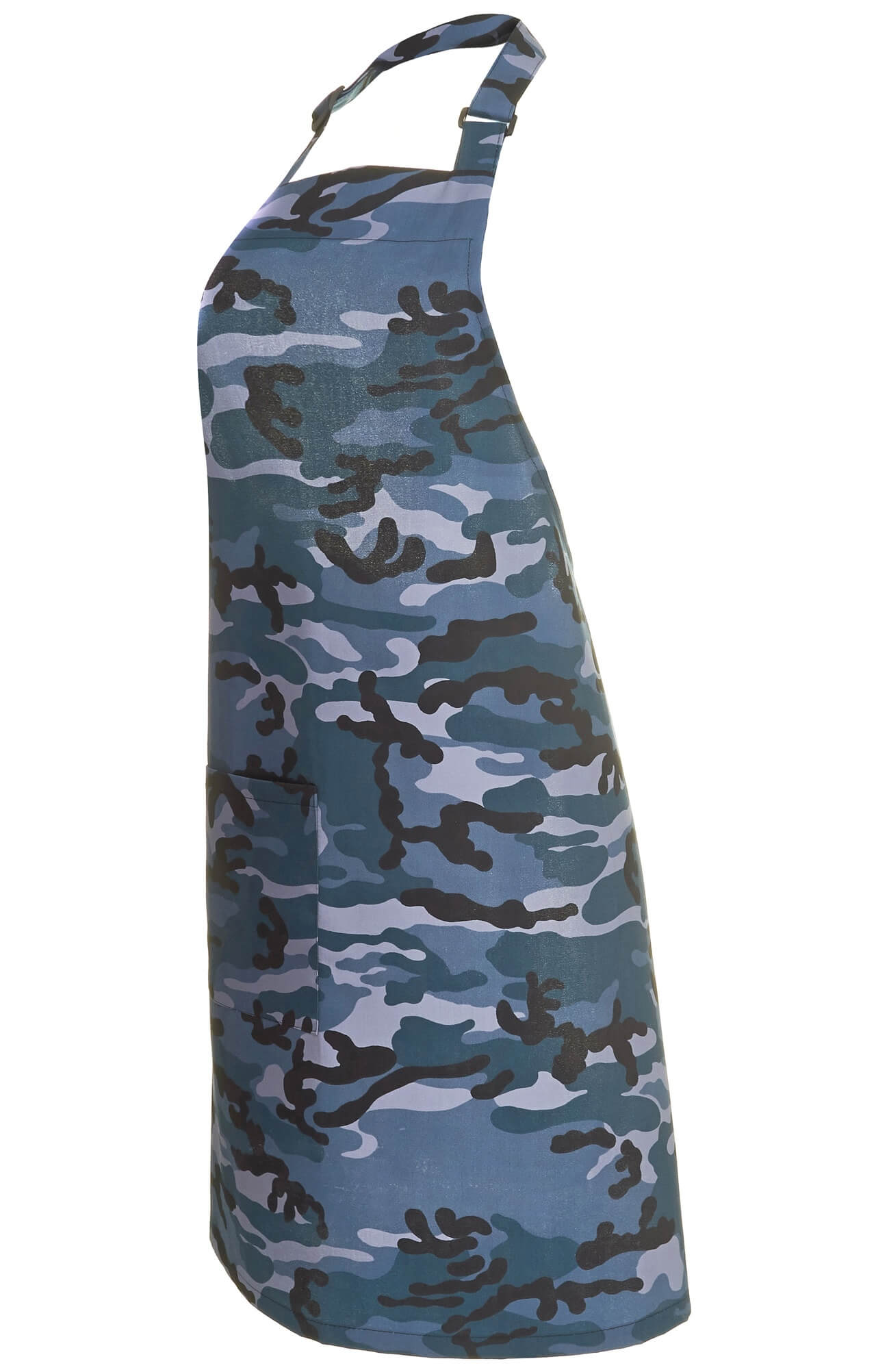 60128 Фартук с нагрудником camouflage grey (камуфляжный серый) HORECA  Одежда для официантов  размер  - Вид №3