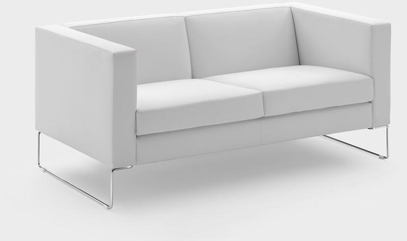 Viganò 2-х местный кожаный диван по контракту Cubiko sun-id-1378224 - Вид №1