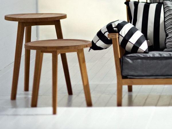 Gervasoni Круглый стол ироко со столешницей из каррарского мрамора Gervasoni outdoor sun-id-1495420 - Вид №2