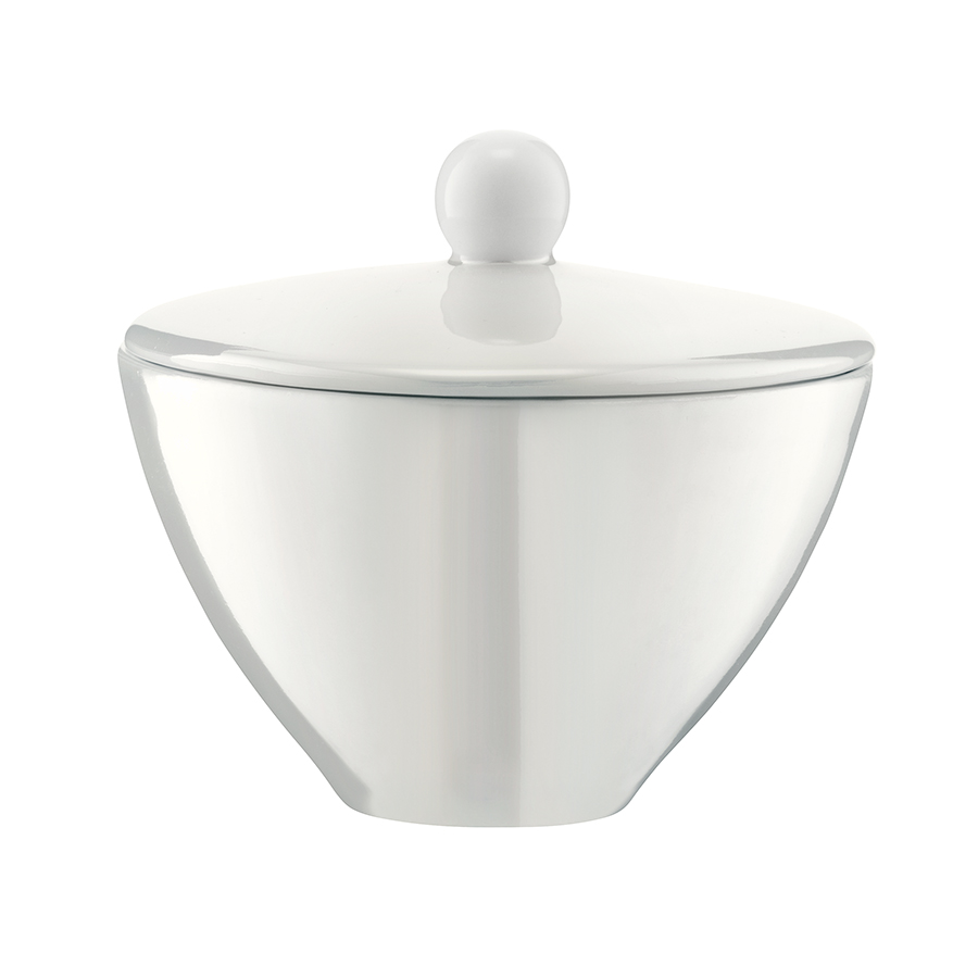 P262-00-363 Набор из молочника 250 мл и сахарницы pearl белый перламутр LSA International  - Вид №4