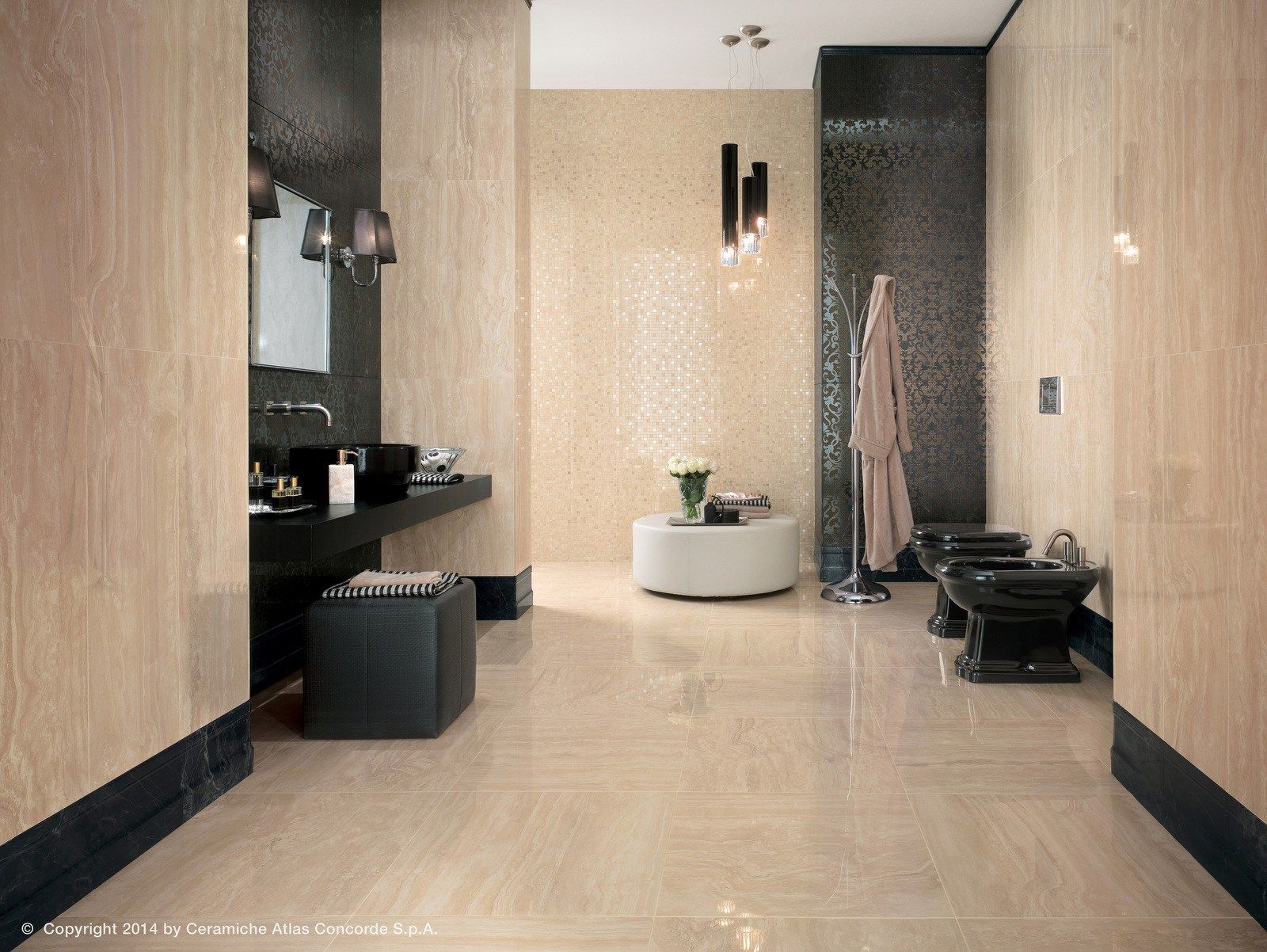 Белое керамическое покрытие с эффектом мрамора Atlas Concorde Marvel Pro ARCH-00130235 - Вид №8