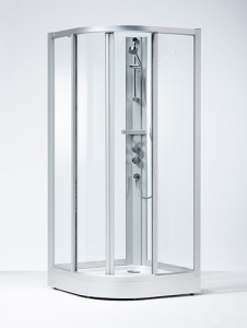 640087 IFO Душевая кабина круглая из кварца SKR NKF в сборе SKR NKF 900 x 900 мм, стандарт