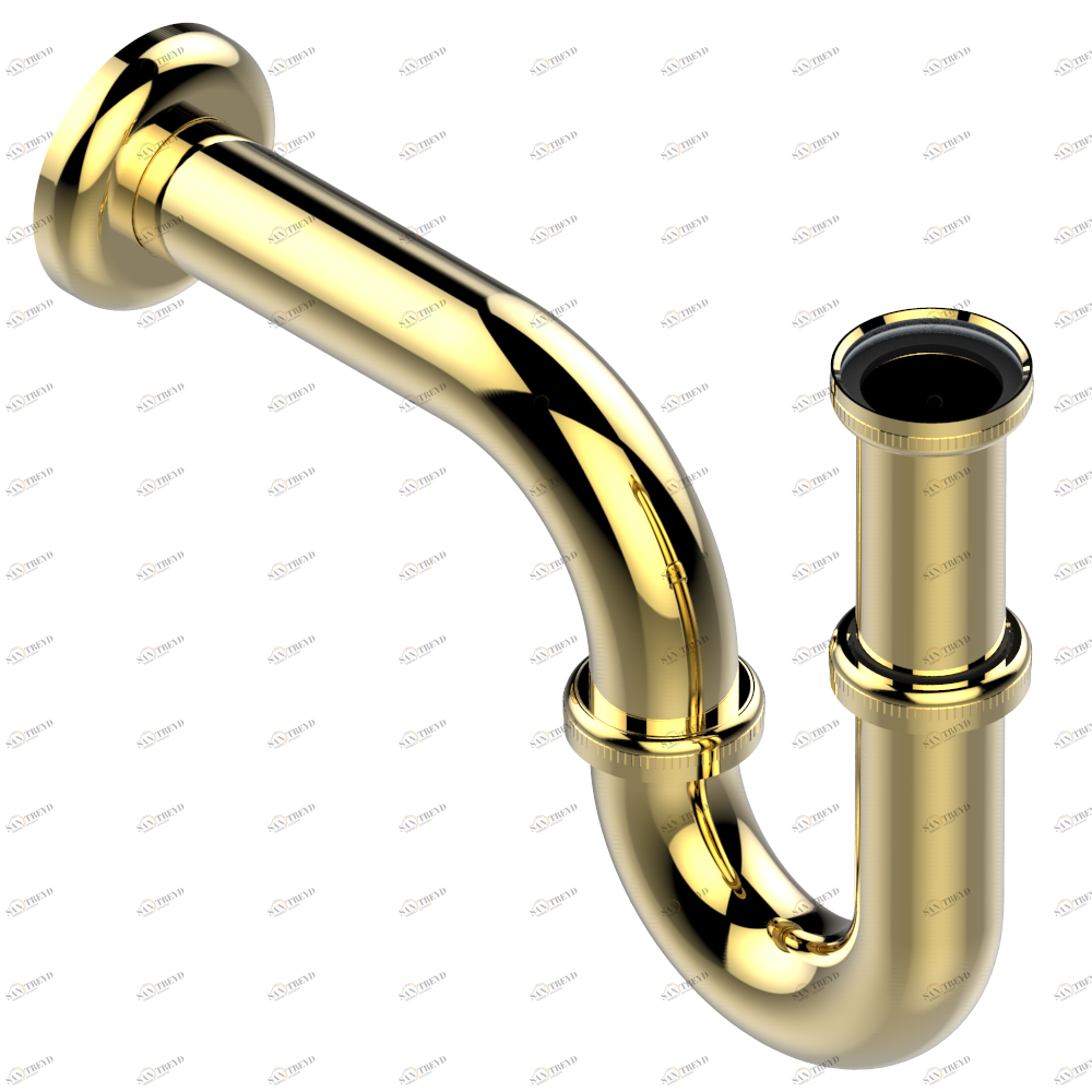 G00-315L Сифон регулируемый "P"-образный - высота : от 140 мм до 195 мм Thg-paris прочие артикулы THG Золото G00-315L CAT.F