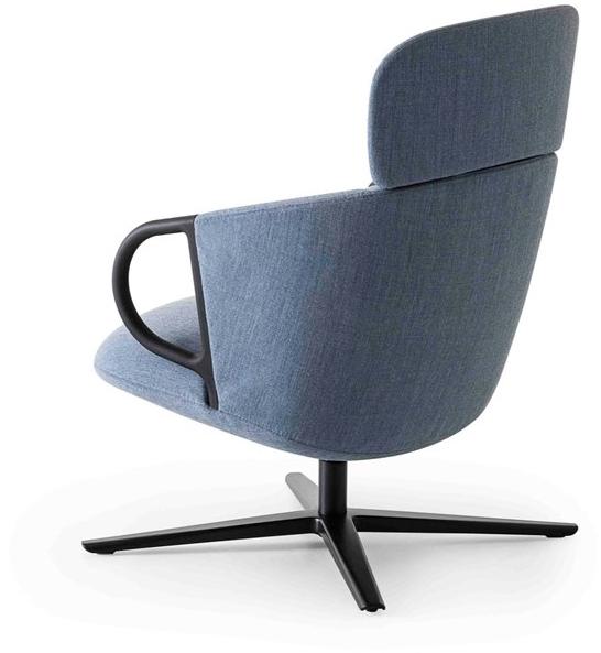 GABER Кресло из ткани с 4 спицами и высокой спинкой Cucaracha 394  - Вид №3