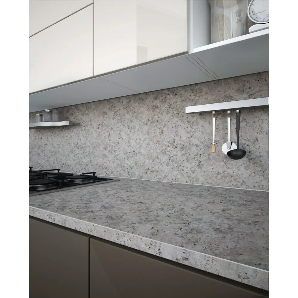 Столешница Аренария 300x60x3.8 см ЛДСП цвет серый 85398104 STLM-2205800 Santreyd - Вид №5