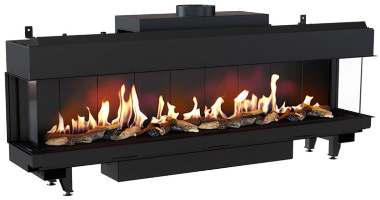 Kratki Встроенный газовый камин из стали sun-id-1354034 - Вид №1