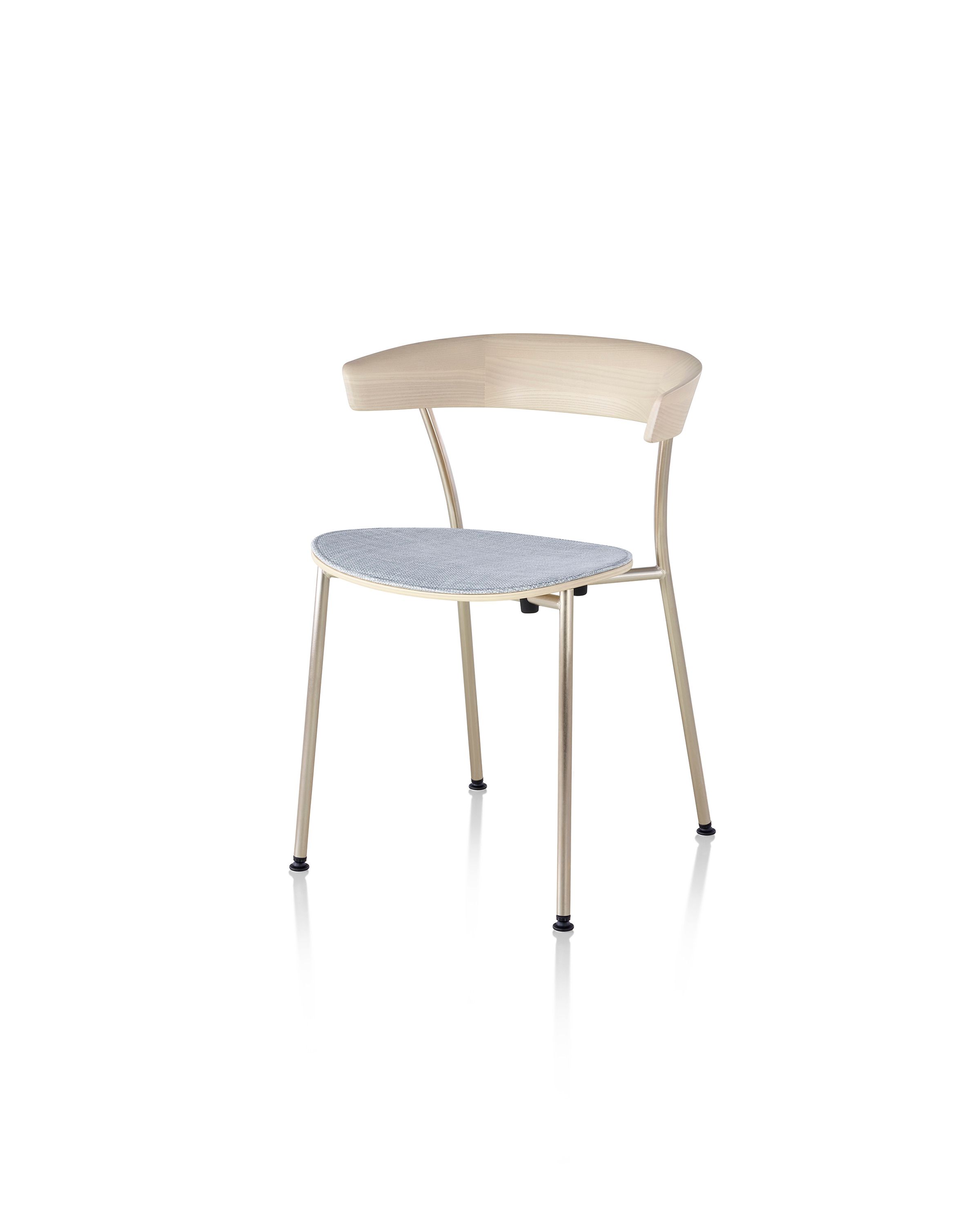 Стул со встроенной подушкой и деревянным или металлическим основанием Herman Miller Leeway ARCH-00054458 - Вид №9