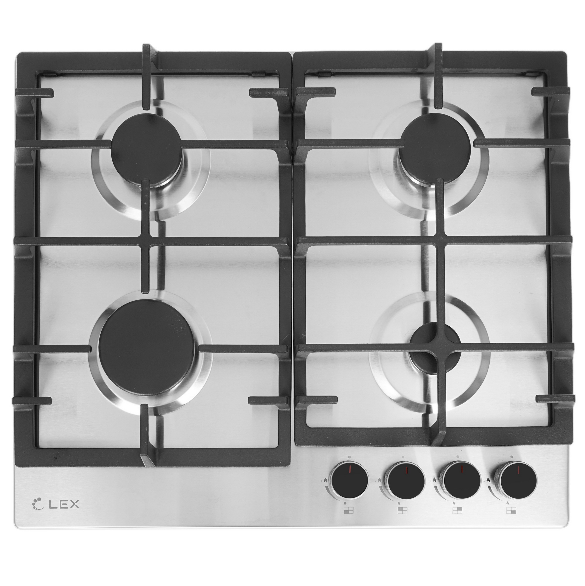 9242211 Газовая варочная поверхность LEX GVG 642-1 IX STDN-0113689