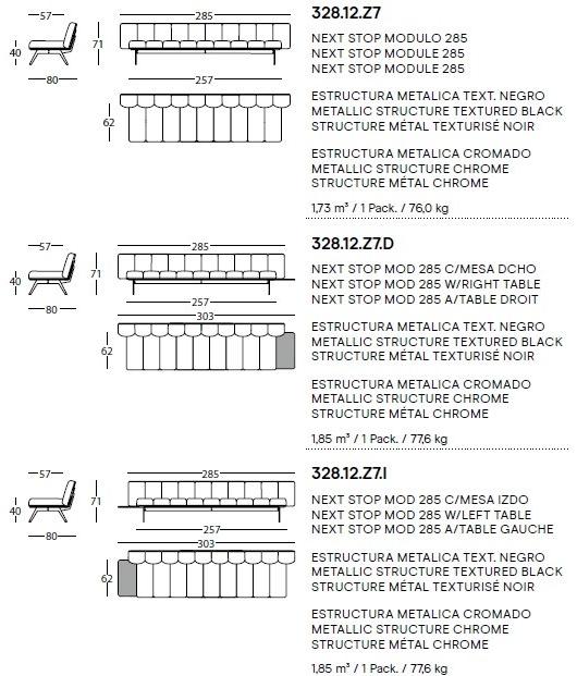 Sancal Скамья из ткани со спинкой Next stop sun-id-1368313 - Вид №11