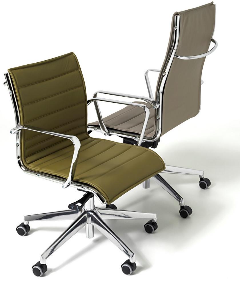 Diemme Кожаное кресло для руководителя с 5 спицами Auckland sun-id-1406045 - Вид №4