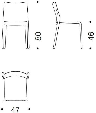 Desalto Штабелируемый стул из полиэтилена sun-id-1394112 - Вид №10