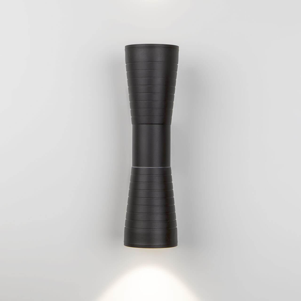 Уличный настенный светильник светодиодный 33х12,5х9 см черный Techno LED 4690389138621 ELEKTROSTANDARD TECHNO LED 00-3898316 Черный  - Вид №2