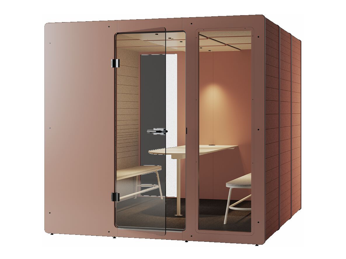 Акустическая офисная кабина со встроенным освещением IMPACT ACOUSTIC® CHATPOD 1200 BENCH ARCH-00053977