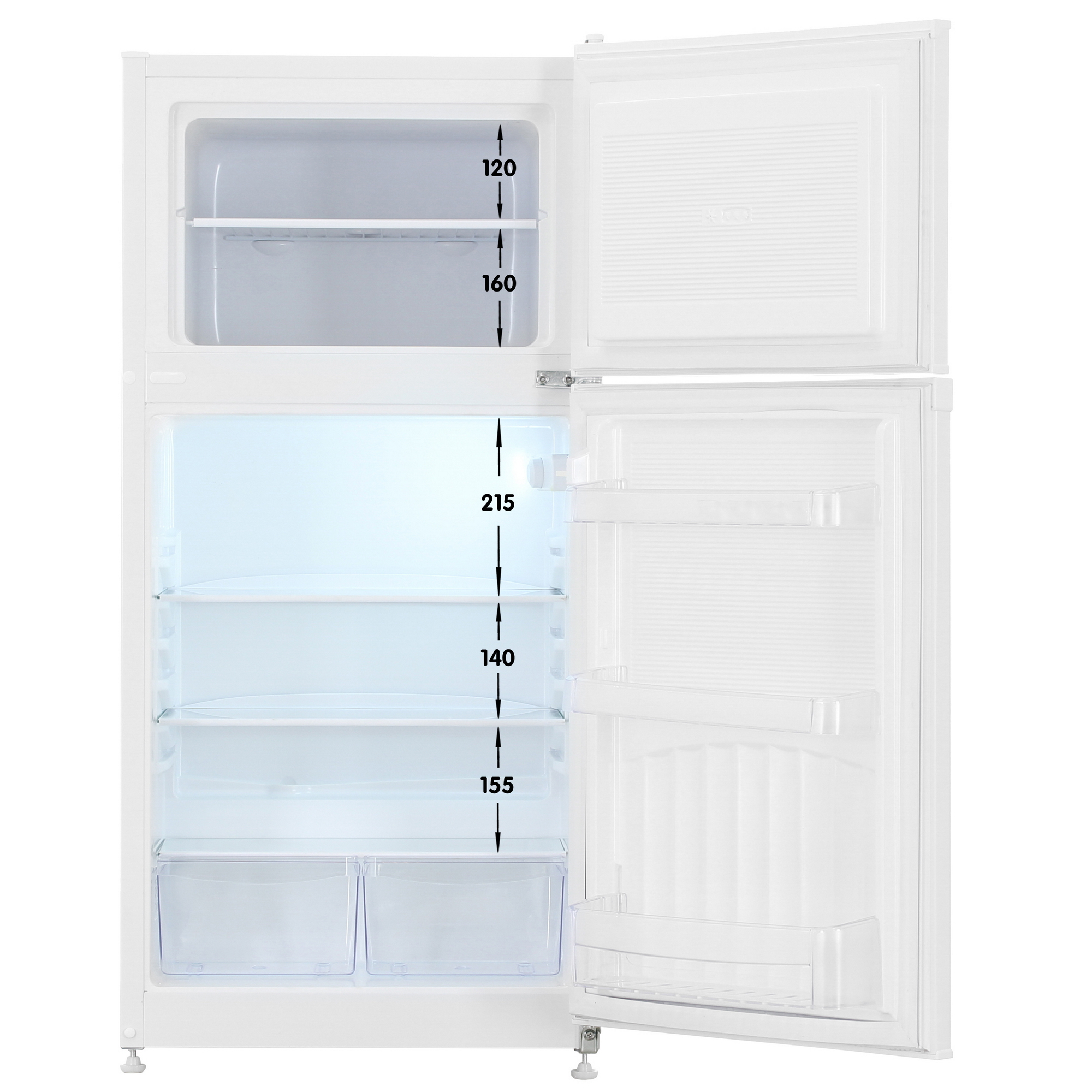 9291861 Холодильник с морозильником   NORD NRT 143 032 белый STDN-0072203 - Вид №1