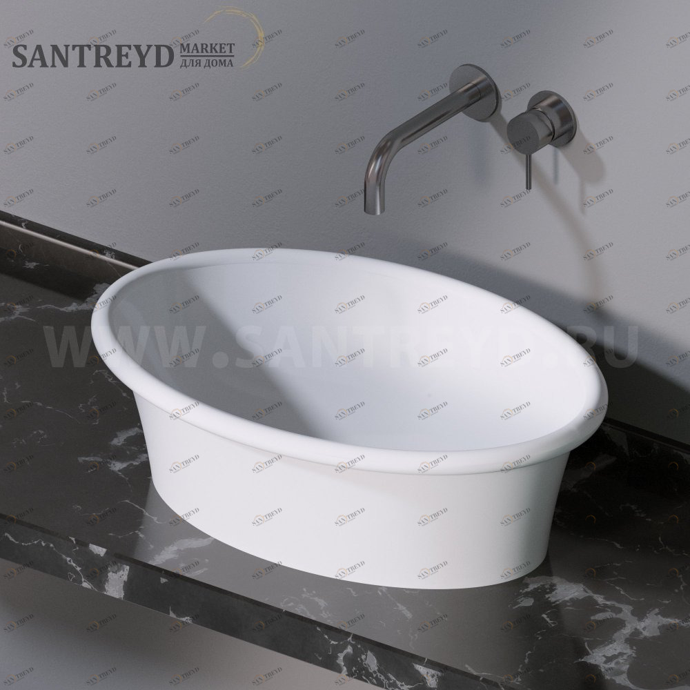 L491100 Накладная раковина на столешницу  овальная A. e T. Italia PRINCESS AeT ITALIA