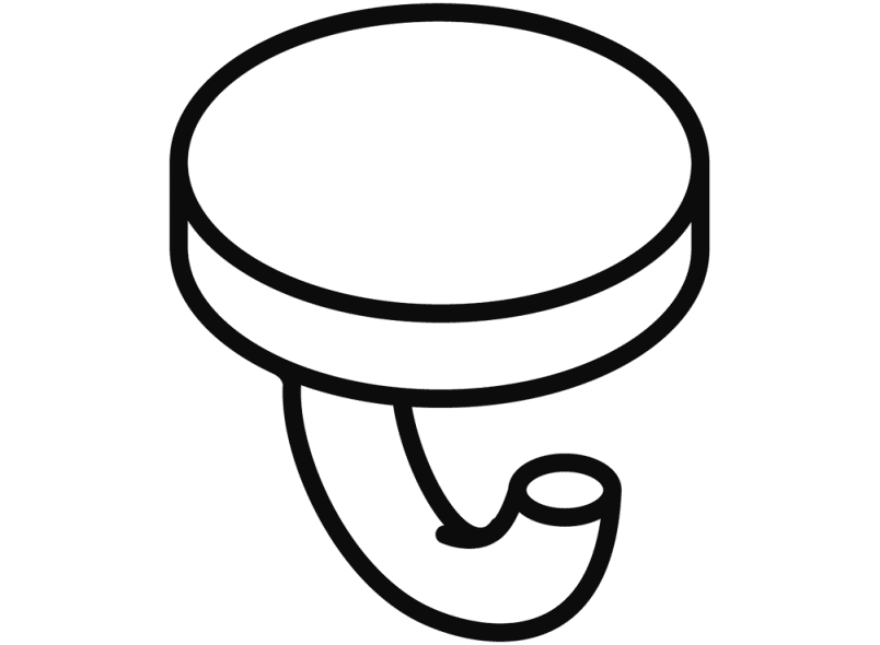 477.90.040 крюк HEWI System 111 | Polyamid  - Вид №17