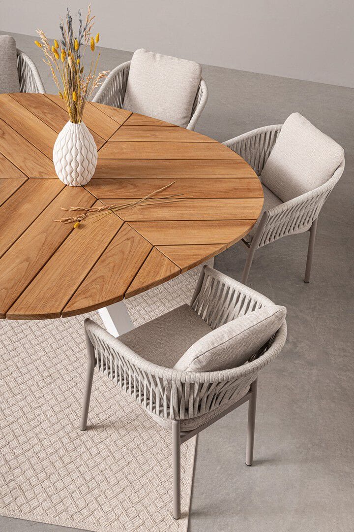 Штабелируемый садовый стул со встроенной подушкой BIZZOTTO Florencia ARCH-00069637 - Вид №1