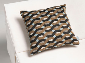 Наружная тканевая подушка с рисунком