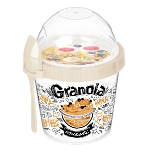 Контейнер для завтрака Idi Land 450 мл пластик прозрачный