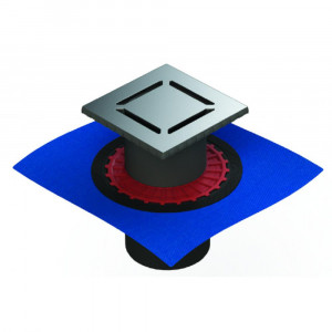 090463 Трап водосток ZENTRUM Norma 150х150  Berges ZENTRUM Uno