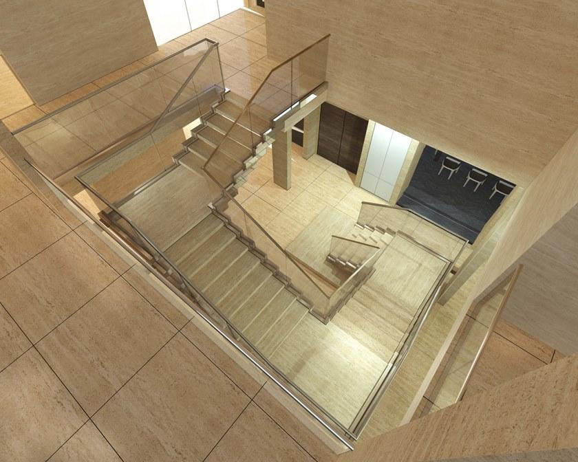 Siller Treppen Самонесущая открытая лестница из стали и мрамора sun-id-1430849 - Вид №2