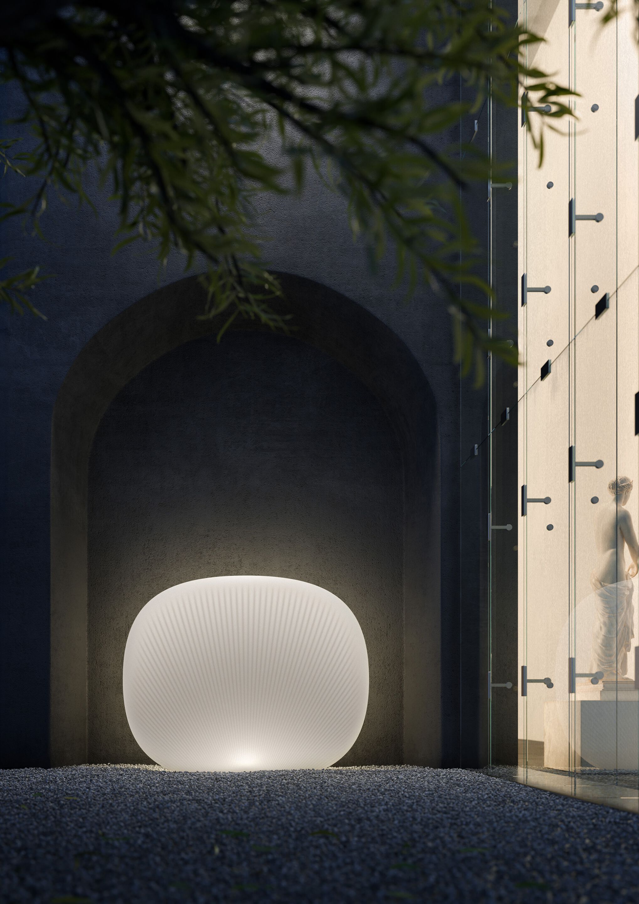 Полиэтиленовый светящийся садовый перегородочный экран PLUST Fade ARCH-00119330 - Вид №11