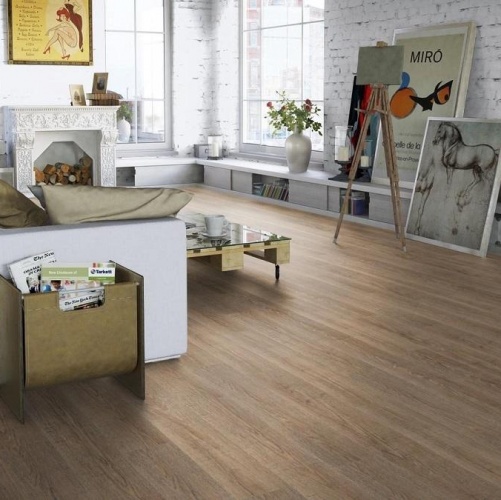 Виниловый ламинат Tarkett New Age Enigma Дуб с брашью (Текстурированная) 914,4х152,4/101,6 мм 1000901198 - Вид №2