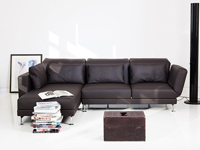 brühl Кожаный диван с шезлонгом Moule sun-id-1389257 - Вид №4