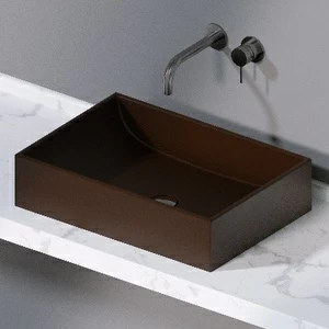 L239107 Накладная раковина на столешницу  прямоугольная A. e T. Italia THIN