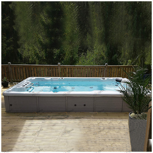 Минибассейн Gruppo Treesse Antibes PANT01BP с гидромассажем хромотерапией прямоугольный