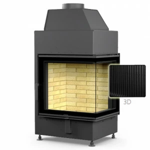 Каминная топка ASTOV П2С 600 3D панели