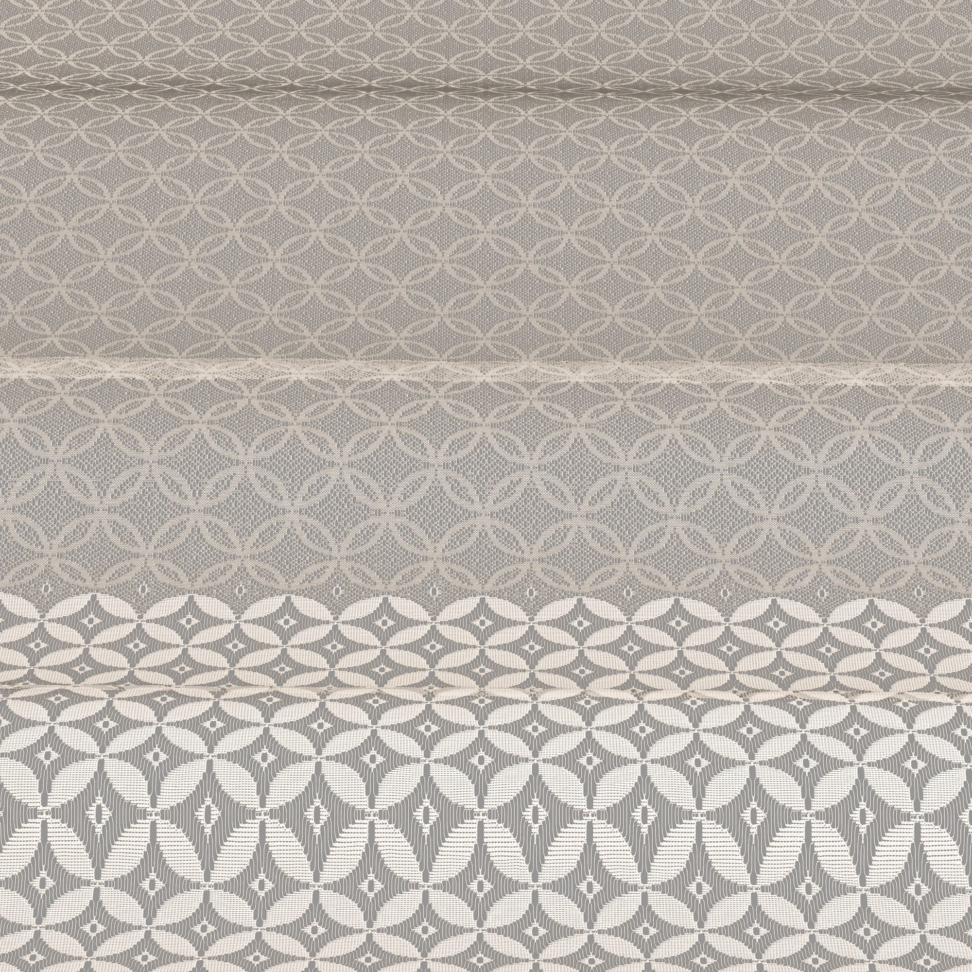 85276015 Тюль для кухни "Сиппо" 200x165 см цвет экрю Santreyd  - Вид №2