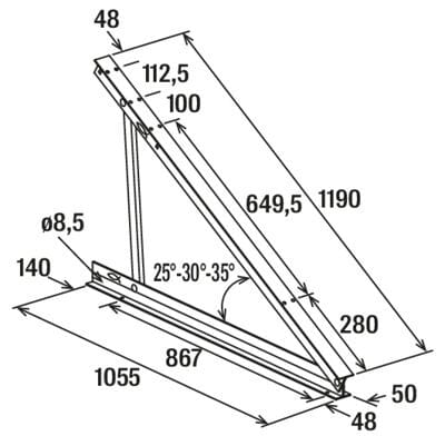 Аксессуар для алюминиевой фотоэлектрической системы FISCHER Fischer STFN ARCH-00149602 - Вид №10