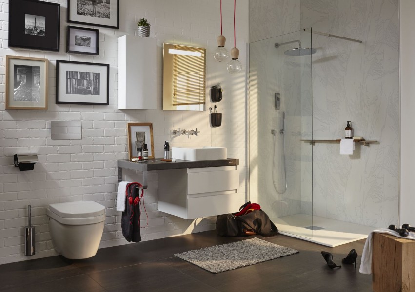 EB08-1800-N07 Столешница с 1 отверстием для раковины vox eva122 (120 см) Jacobdelafon PARALLEL Santreyd - Вид №1