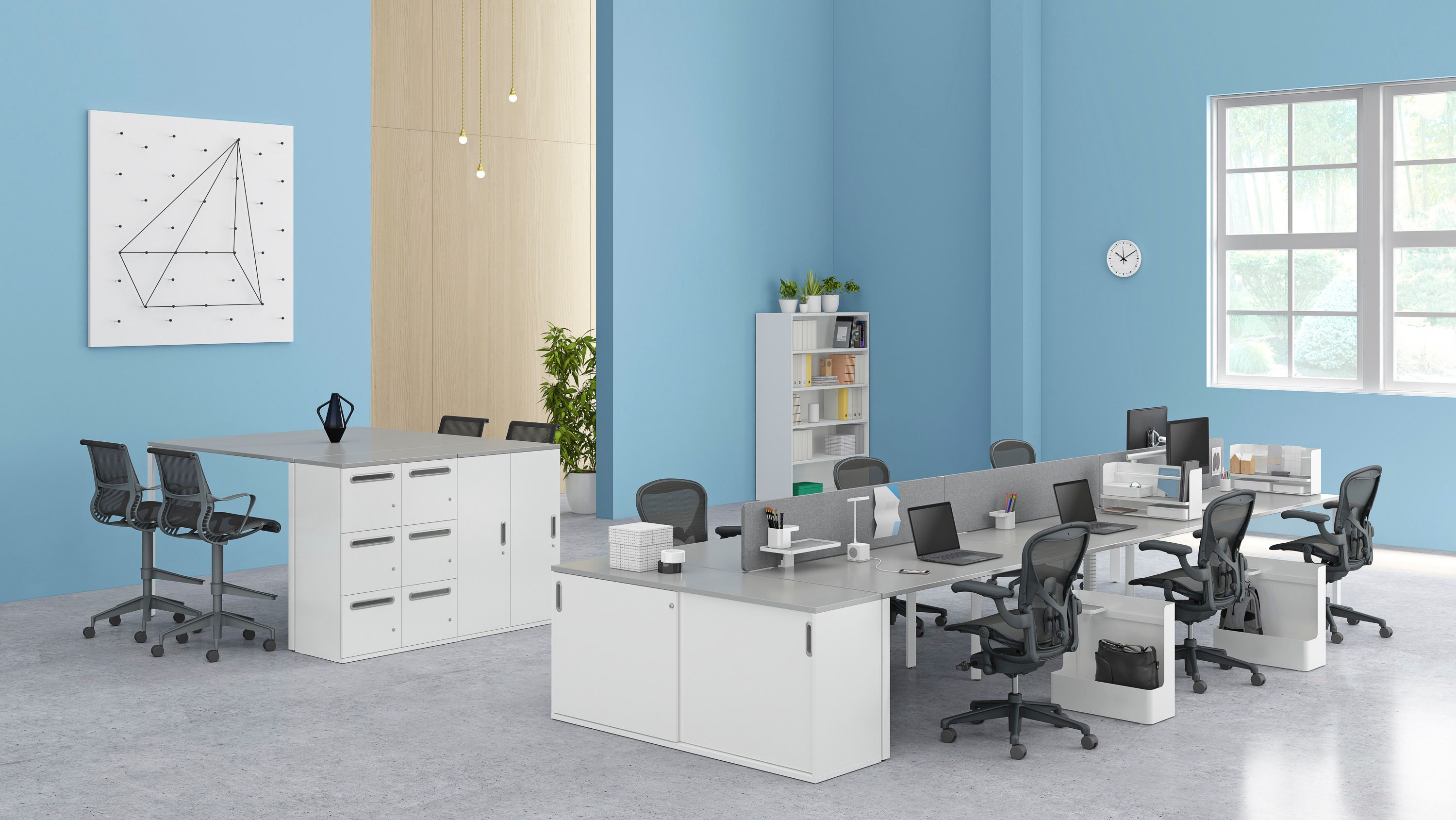 Модульный дневной офисный книжный шкаф Herman Miller Paragraph ARCH-00121541 - Вид №2