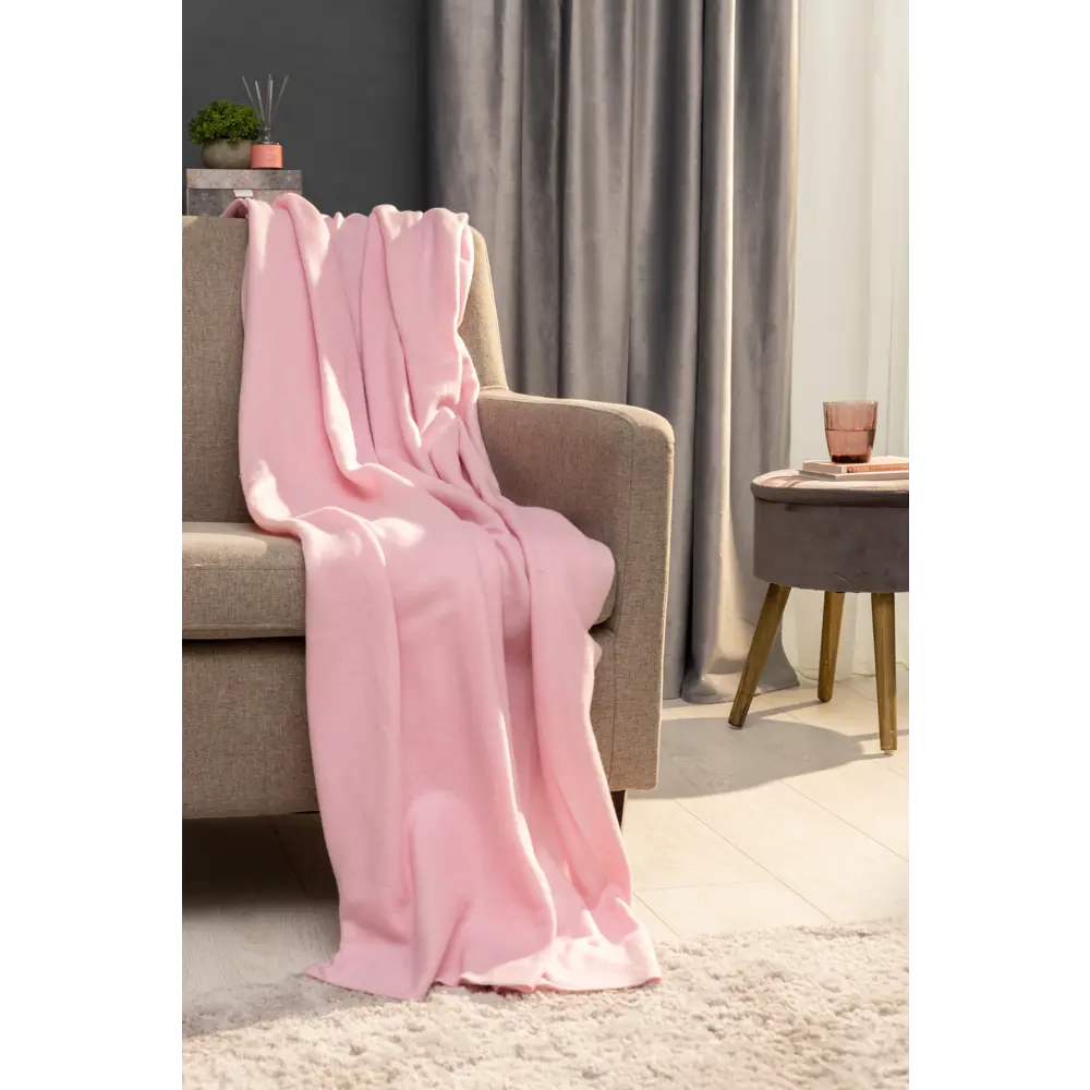 Плед Ardenza Arimno 130x170 см флис цвет розовый 84256211 STLM-2078769 - Вид №3