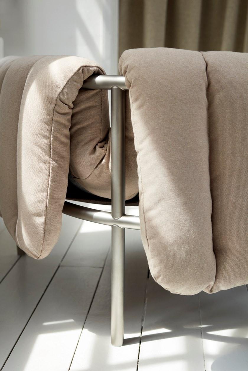 Hem Кресло из нержавеющей стали и кожаной обивки sun-id-1420802 - Вид №8