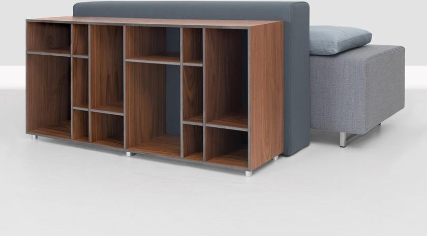 ZEITRAUM Открытый самонесущий двухсторонний книжный шкаф sun-id-1385445 - Вид №4