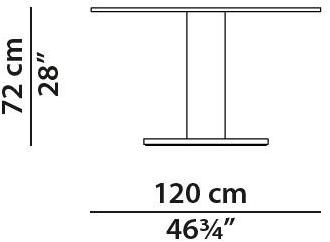 BAXTER Квадратный мраморный стол Matera sun-id-1479187 - Вид №3