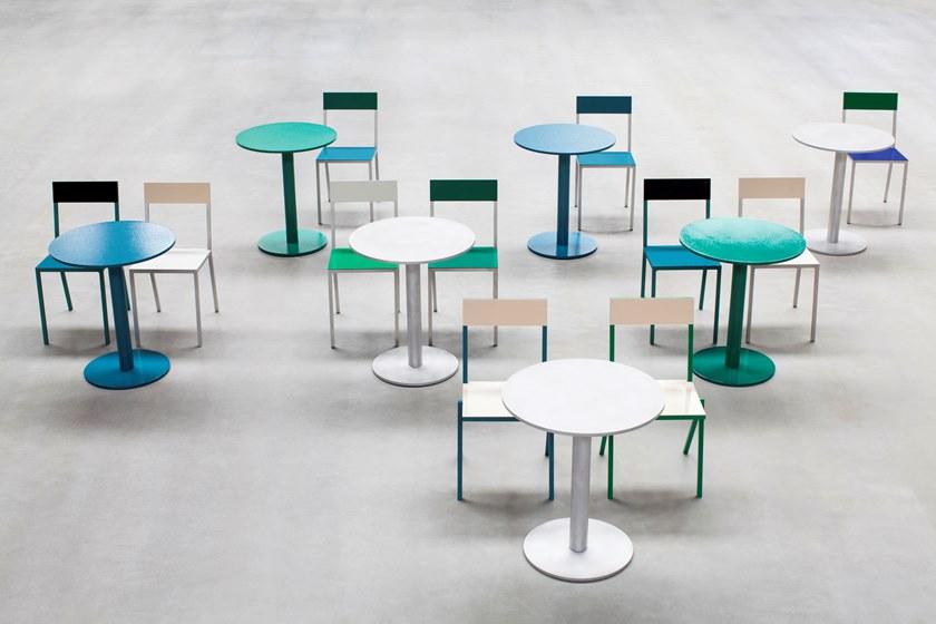 valerie_objects Круглый стол из лакированного алюминия  V9016034c/b  - Вид №9