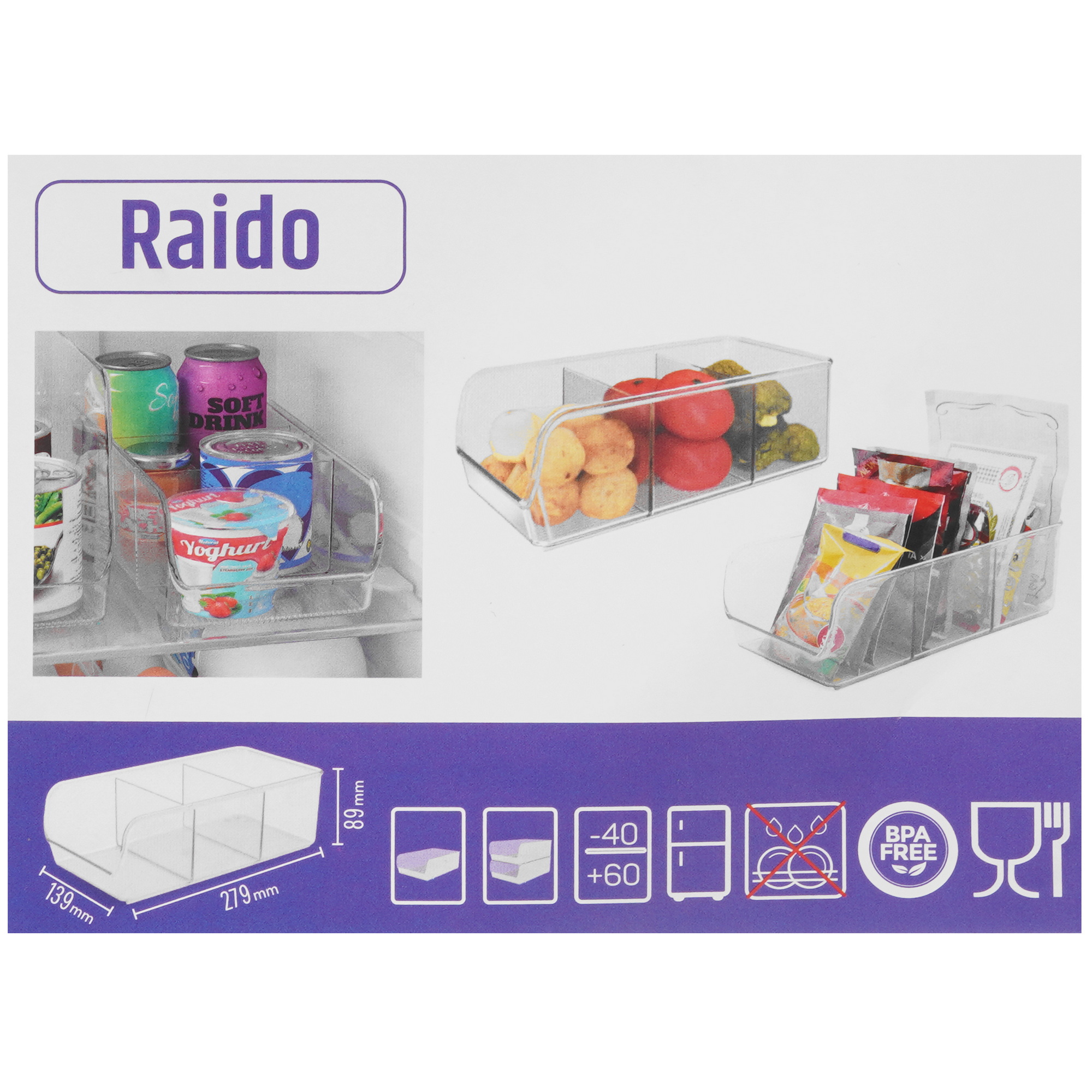 9214899 Органайзер BEROSSI Raido прозрачный STDN-0100420 - Вид №6