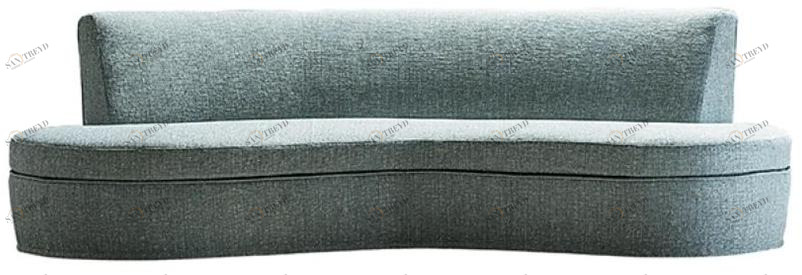 Casamilano Изогнутый диван со съемным чехлом из ткани sun-id-1435495