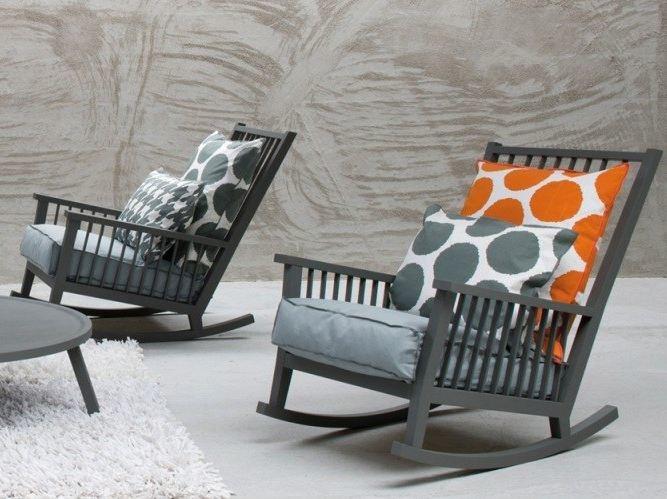 Gervasoni Кресло-качалка с подлокотниками Gray sun-id-1462117 - Вид №5