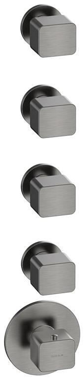 GUGLIELMI Встраиваемый термостатический смеситель для душа на 5 отверстий Gzero Fiin00961 - Вид №2